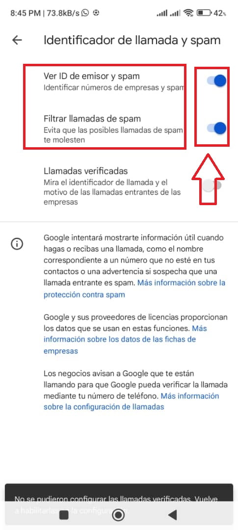 Activa la protección contra Spam de tu móvil Activa la protección contra Spam de tu móvil