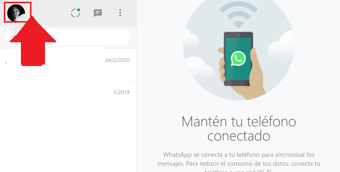 Pasos para cambiar la foto de perfil de WhatsApp Web 