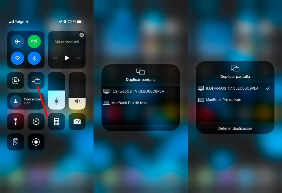 Duplicar la pantalla de un iPhone en la tele 