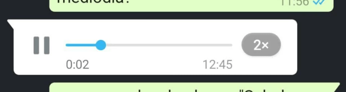 Truco ¿Cómo reproducir los audios de WhatsApp a distintas velocidades