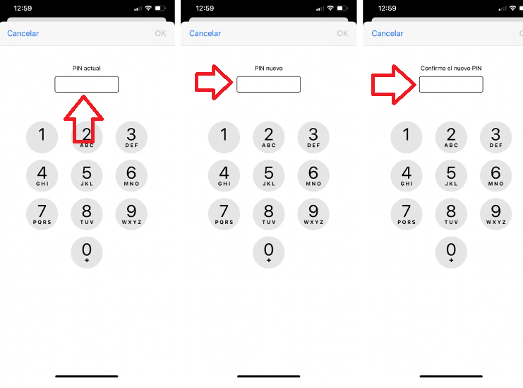 ¿Cómo cambiar el código PIN de la SIM en un iPhone?