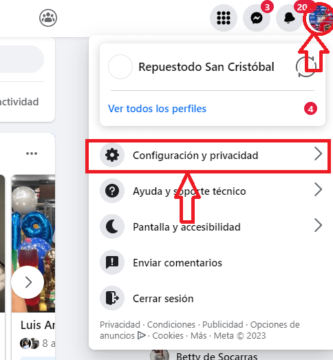 Pasos para cambiar el nombre de Facebook desde el ordenador