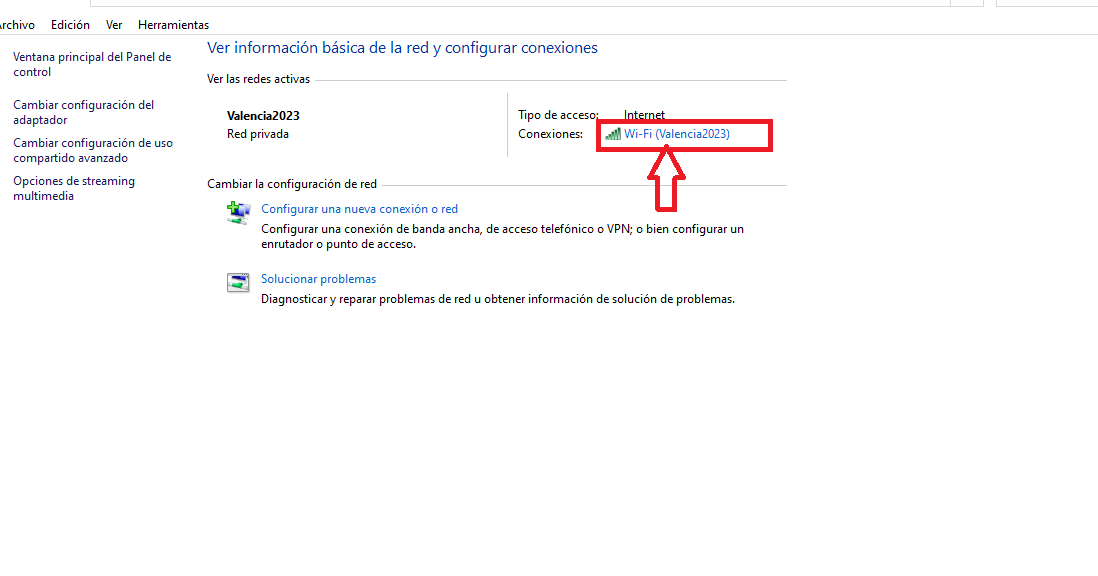 Desde la configuración de Windows Desde la configuración de Windows
