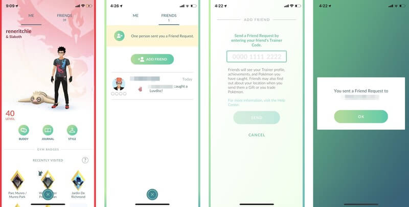 Agregar amigos en Pokémon Go y compartir detalles Agregar amigos en Pokémon Go y compartir detalles