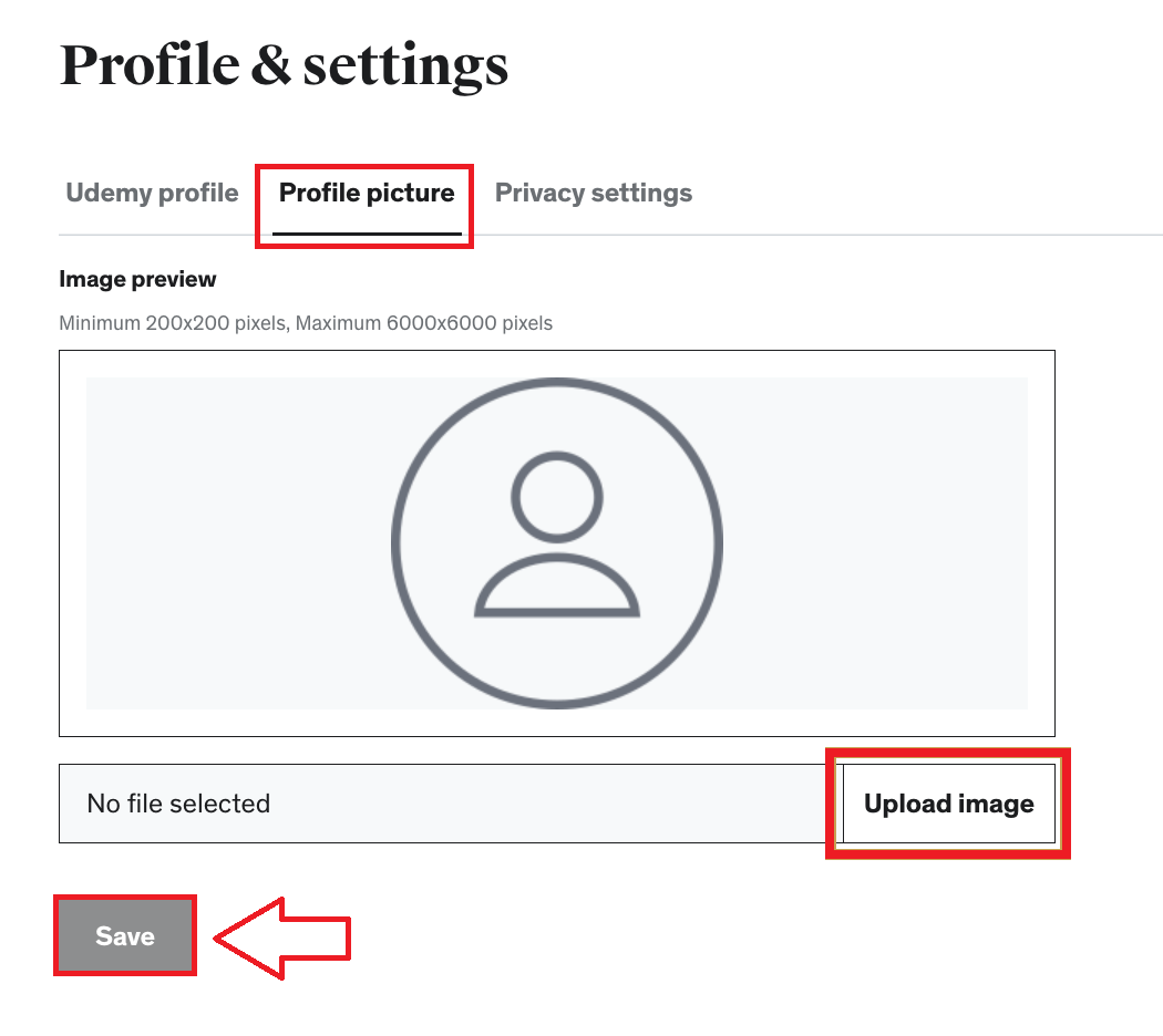 Aprende a actualizar el perfil de instructor