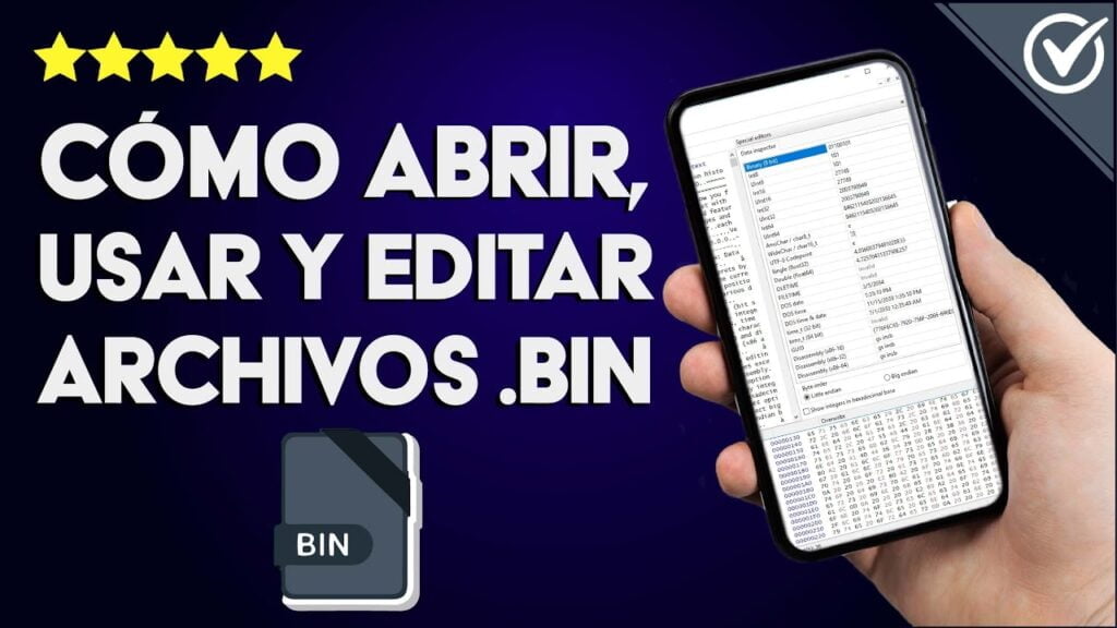 ¿Cómo abrir archivos BIN en iOS y Android?