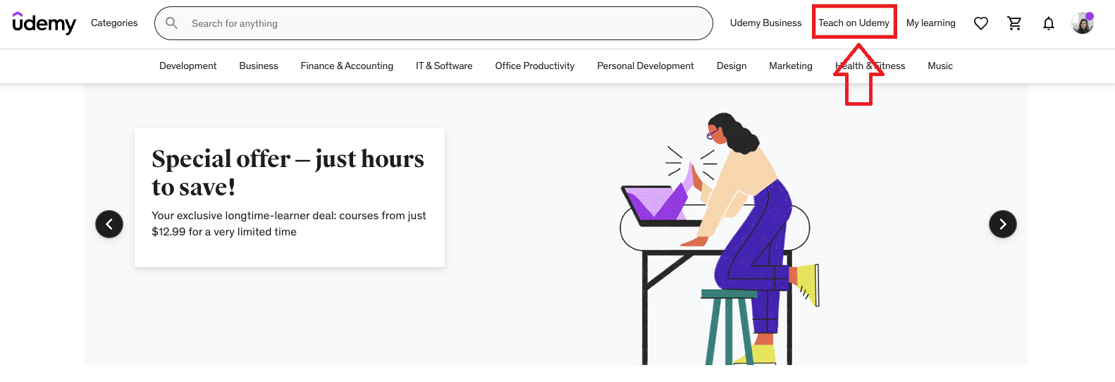 ¿Cómo ser instructor de Udemy Proceso de registro