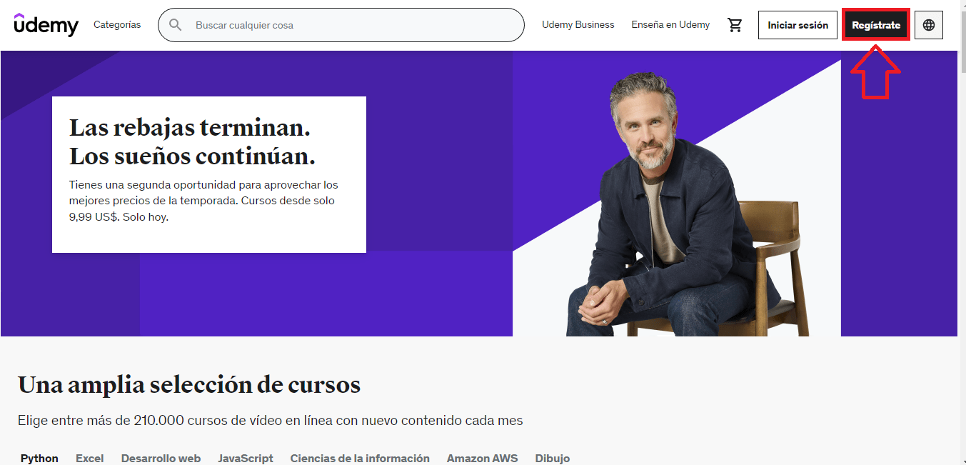 ¿Cómo ser instructor de Udemy Proceso de registro