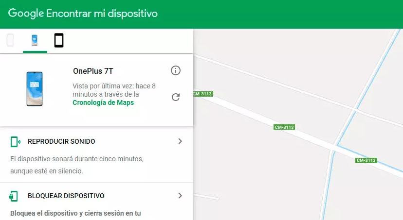 Por medio de Google 