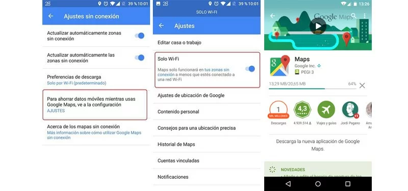 Asegúrate de tener la última versión de Google Maps