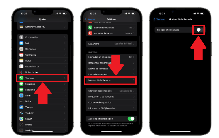 Cómo llamar con número oculto en iPhone permanentemente