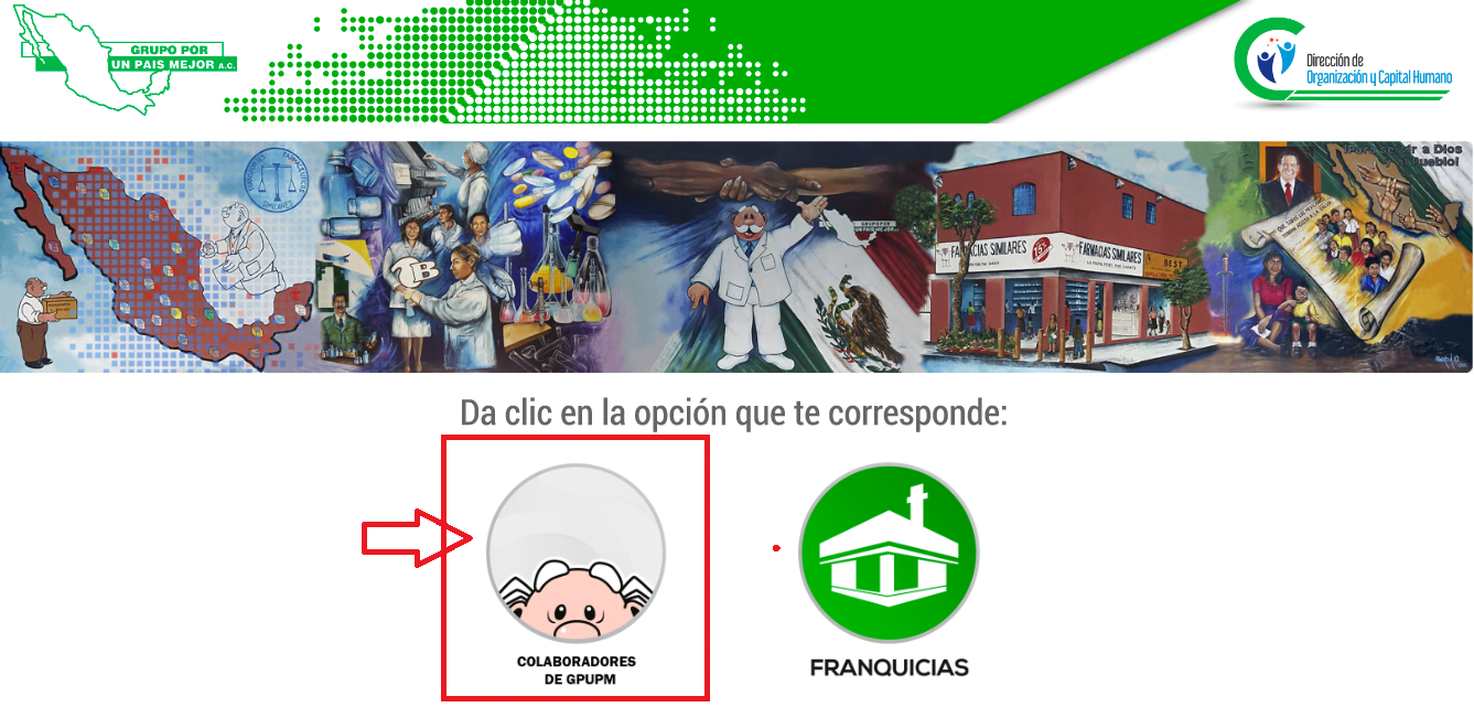 Iniciar sesión como colaborador de GPUPM