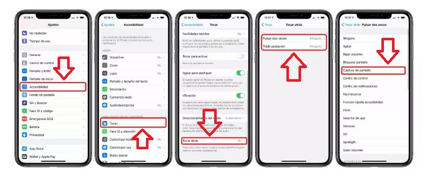 Nuevo método de hacer capturas de pantalla desde iOS 14