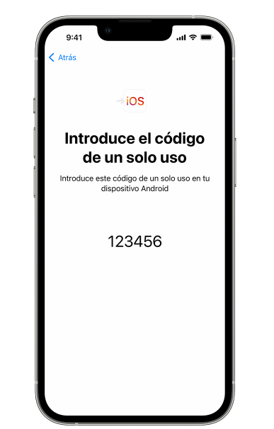 Por medio de la App Pasar a iOS