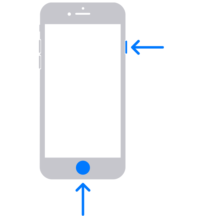 Si son modelos de iPhone con Touch ID y botón lateral…