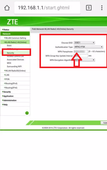 Acceder al router con la dirección IP