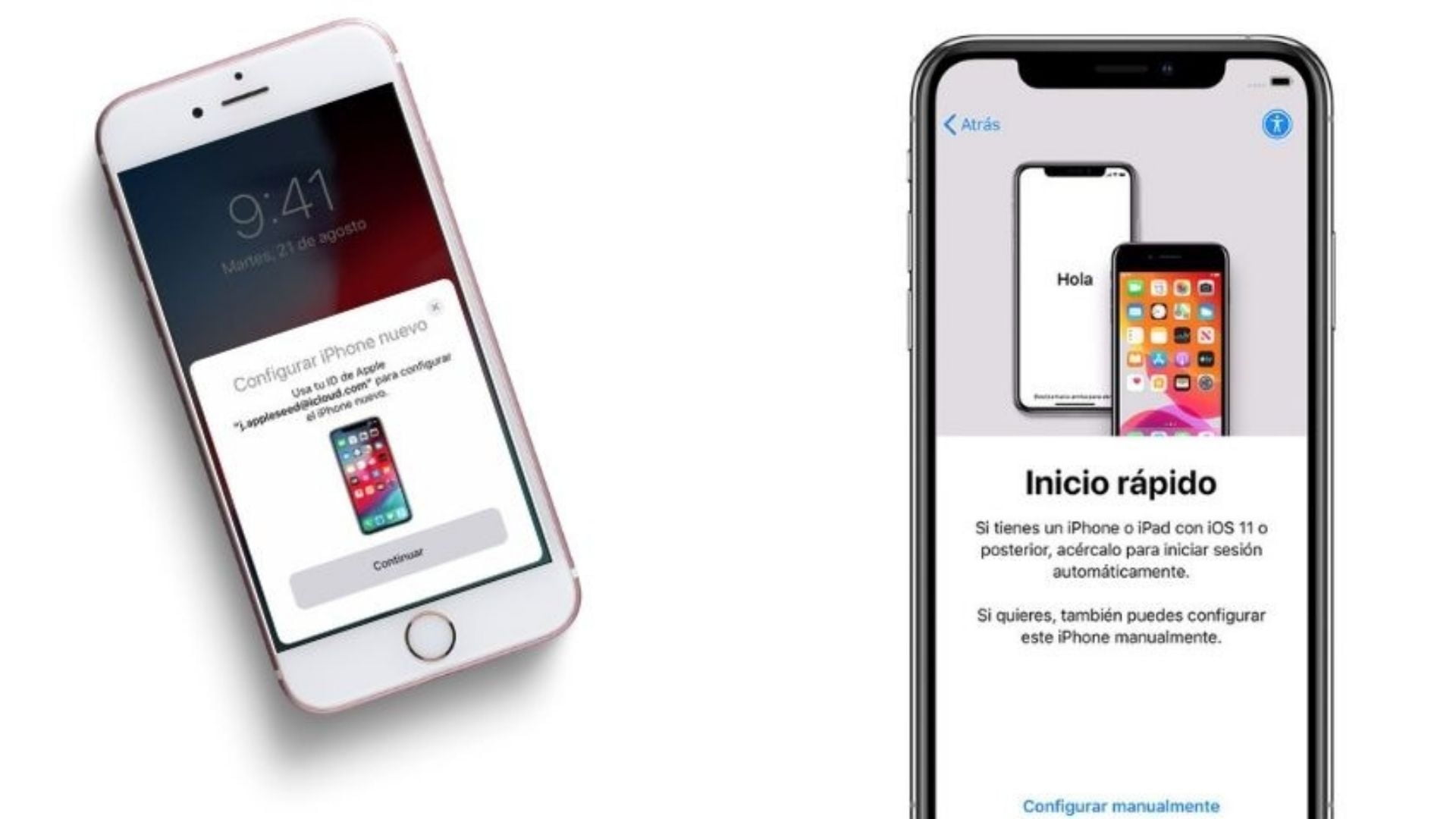 Transferir datos de iPhone a iPhone