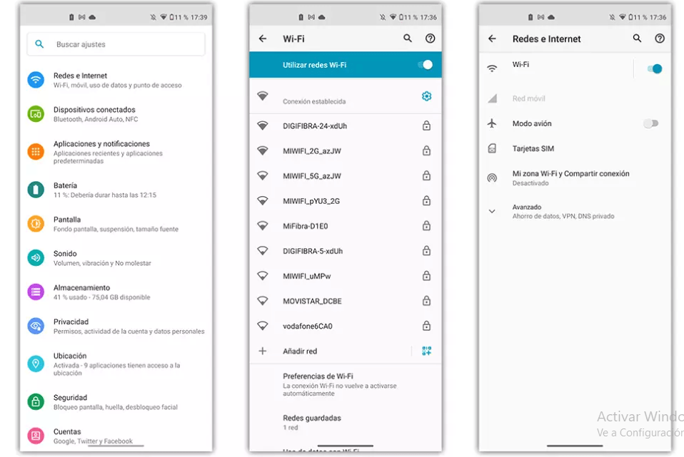 Usando la dirección IP