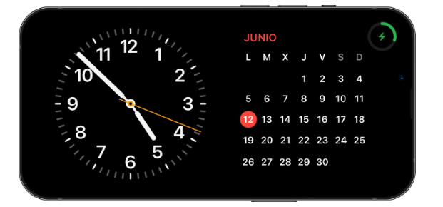 Aprovechar el modo reposo mientras carga el iPhone