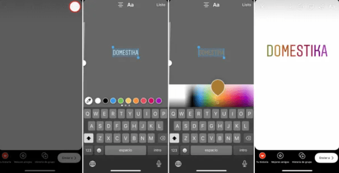 Crear un texto con degradado de color