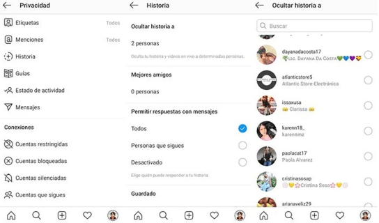 Ocultar tus Instagram Stories a usuarios específicos