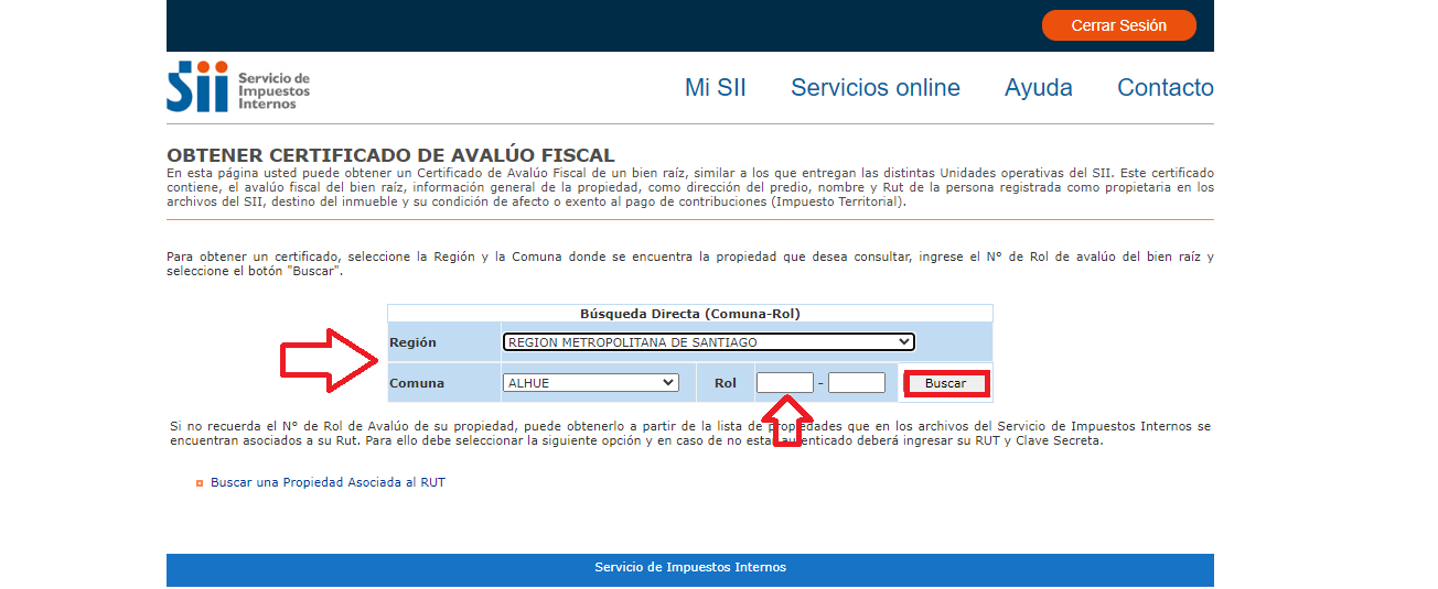 Cómo obtener un certificado de avalúo fiscal online Cómo obtener un certificado de avalúo fiscal online