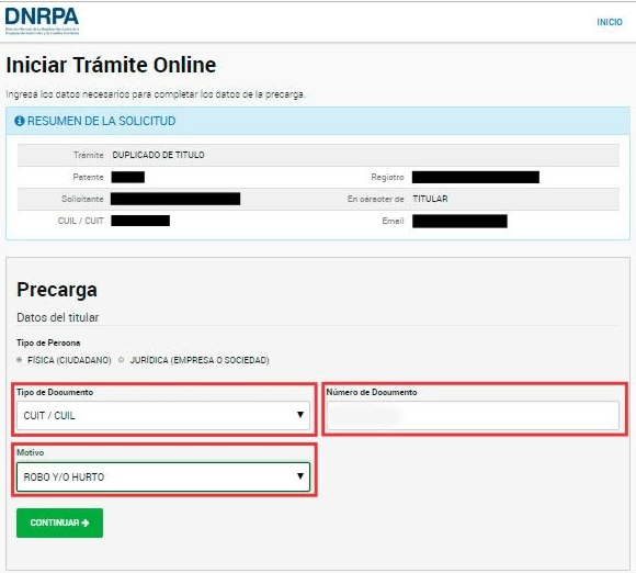 ¿Pasos para realizar el trámite del extravío de la cédula verde?