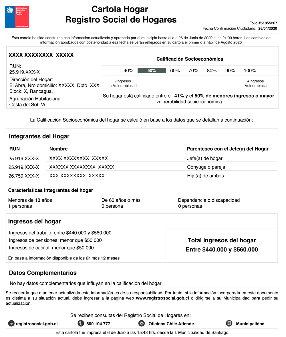 ¿Cómo obtener el certificado de Cartola Hogar Chile? 3 métodos