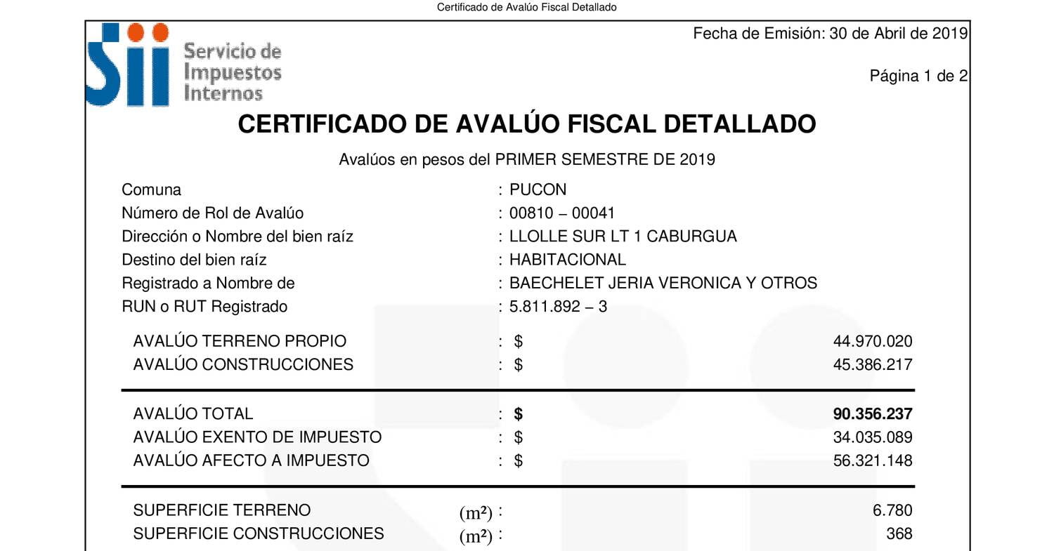 ¿Cómo obtener un certificado de avalúo fiscal online en Chile?