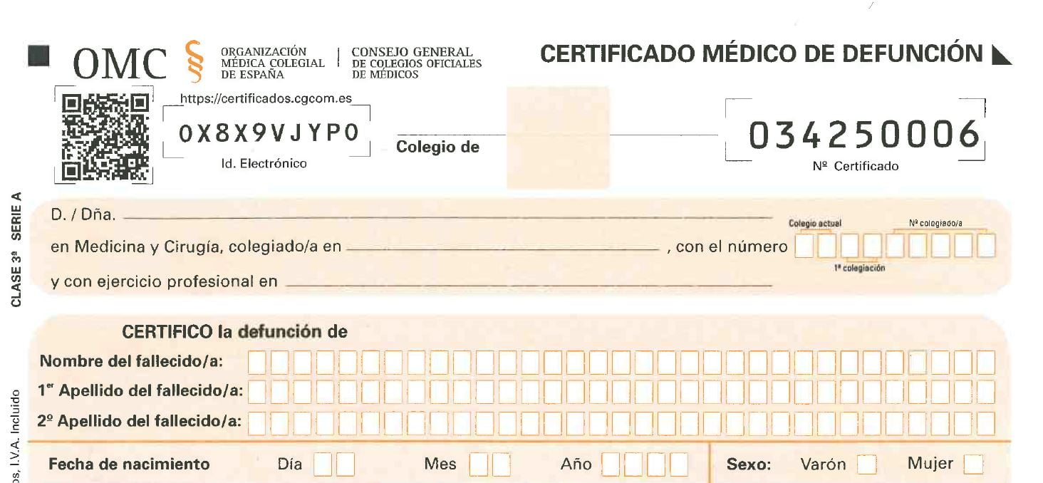 ¿Qué es la certificación de defunción online?